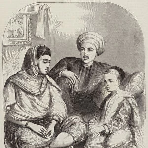A Medeah Family, Algiers (engraving)