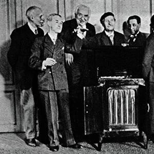 Members of the Jury of the Grand Prix du Disque, 1933 (b/w photo)
