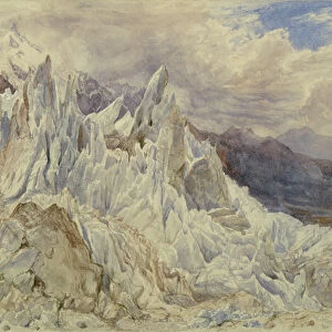Mer de Glace, 1856 (w / c over graphite with gouache on paper)