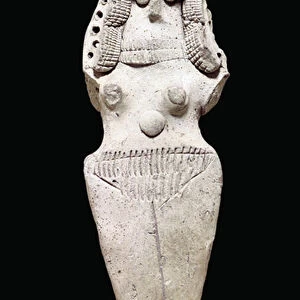 Mesopotamian art: Naked woman. Terracotta, 2nd millennium BC (around 2000 BC)