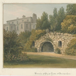 Middlesex - Twickenham - Popes Grotto, 1826 (w / c on paper)