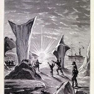 The Midnight Sun in "The Children of Captain Grant"by Jules Verne, 1868