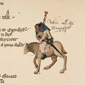 The Miller, detail from The Canterbury Tales, by Geoffrey Chaucer (c