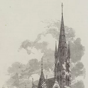 Miss Barclays Free Church, Edinburgh (engraving)