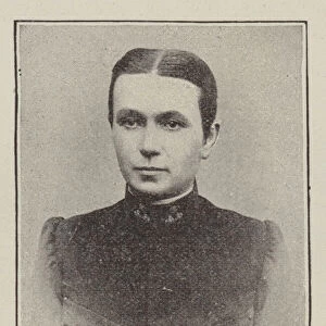 Miss Bayer, the First Austrian Lady Doctor (b / w photo)