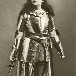 Miss Mary Kingsley as Joan of Arc (gravure)