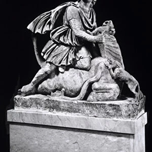 Mithras killing a bull (marble)