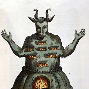 Moloch. Ancient Carthaginian deity. We sacrificed the children to him by throwing them