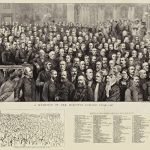 A Momento of Her Majestys Jubilee Year, 1887 (engraving)
