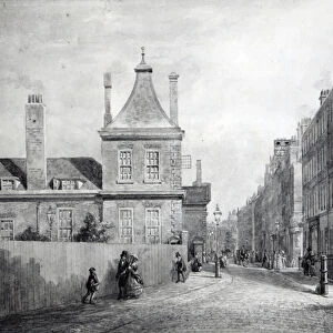 Montague House, Bloomsbury, London 1845-49 (w / c on paper)