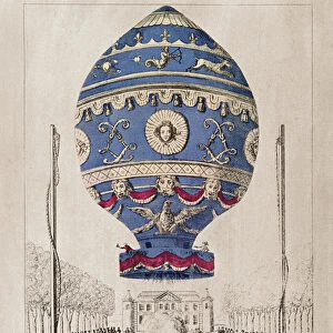 The Montgolfier Brothers Balloon Experiment at the Chateau de la Muette, 21st November