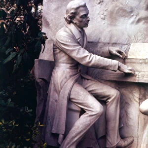 Monument to Frederic Chopin (1810-49) (marble) (detail)