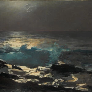 Moonlight, Wood Island Light, 1894 (oil on canvas)