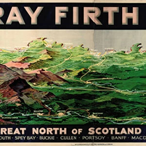 Moray Firth Coast, poster advertising the GNSR (colour litho)