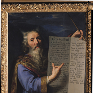 Moses with the Tablets of the Law, 1663 (oil on canvas)