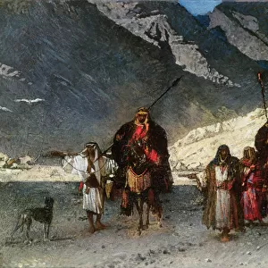 In the Mountains, 1870s (oil on canvas)