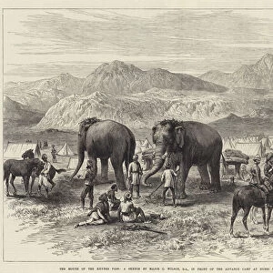 The Mouth of the Khyber Pass, in front of the Advance Camp at Hurri Singh Ka Bourj (engraving)