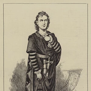 Mr Edwin Booth as "Hamlet"(engraving)