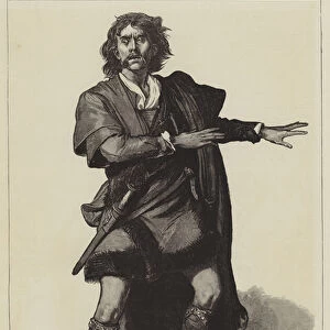 Mr H Irving as Macbeth (engraving)