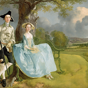 Mr and Mrs Andrews, c. 1748-9 (oil on canvas)
