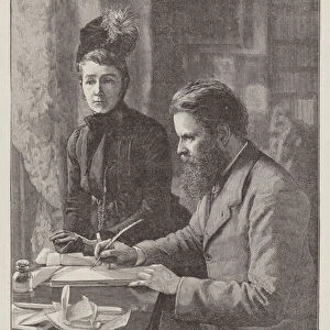 Mr Wilfrid Blunt and Lady Anne Blunt (engraving)
