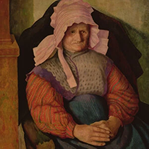 Mrs Box, 1919 (oil on canvas)