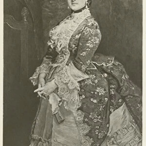 Mrs H L Bischoffsheim (gravure)