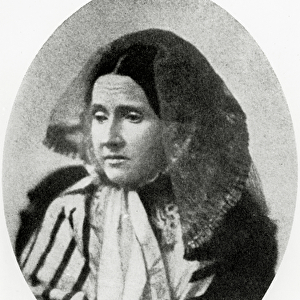 Mrs Julia Ward Howe, c. 1860s (b / w photo)