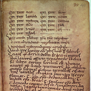 Ms 11. 6. 32 Charter issued to the clerics of Deer, by King David (1084-1183)