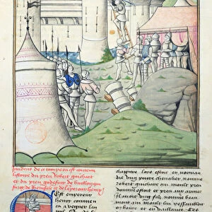 Ms 1560 Capture of Jerusalem in 1099 by Godfrey de Bouillon