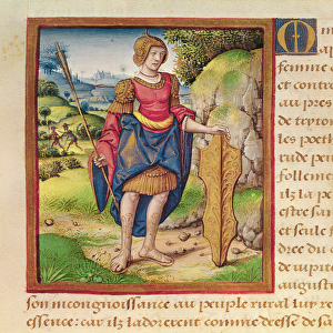 Ms 17 Minerva, from Vie des Femmes Celebres, c. 1505 (vellum)