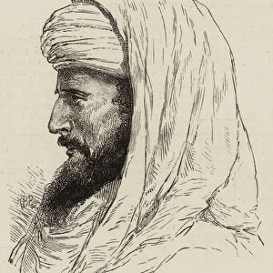 Muley Hassan, the Sultan of Morocco (engraving)