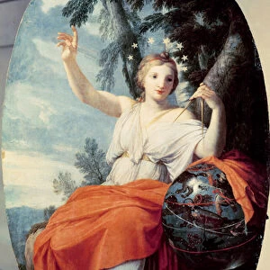 The Muse Urania, 1646-47 (oil on panel)