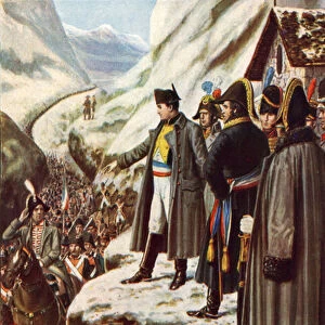 Napoleon at the Great St Bernard Pass