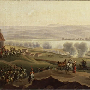 Napoleon I in Wagram in 1809 (oil on canvas)