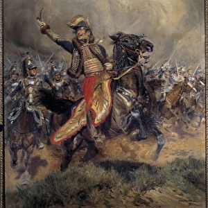 Napoleonic War: "The last post of General Antoine Charles Earl of Lasalle