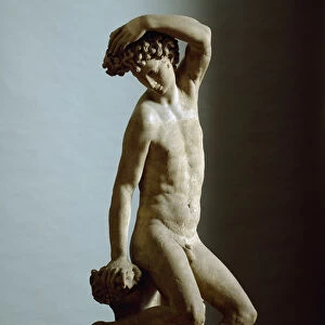 Narcissus Sculpture by Benvenuto Cellini (1500-1571), Italian manierist, 1548-1565 Dim