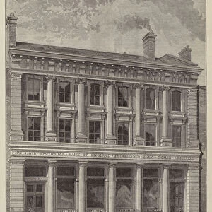 National Provincial Bank of England, Stockton-on-Tees (engraving)