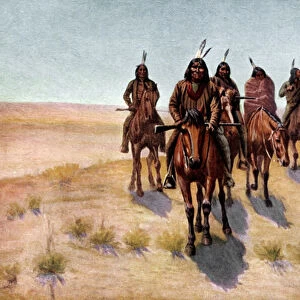 Native American Apache men