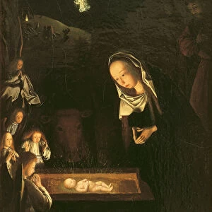 The Nativity at Night (oil on panel)