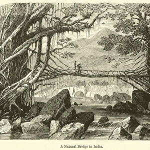 A Natural Bridge in India (engraving)
