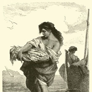 Neapolitan fisher-girl (engraving)