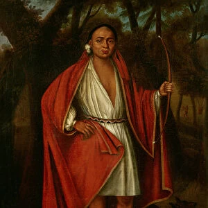 No Nee Yeath Tan no Ton, King of the Generath, 1710 (oil on canvas)