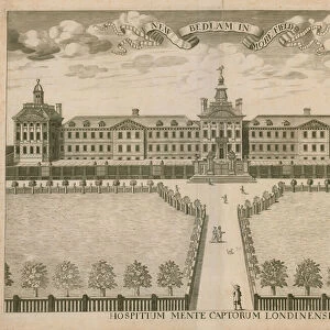 New Bedlam Hospital, Moorfields, London (engraving)