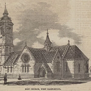 New Church, West Hartlepool (engraving)