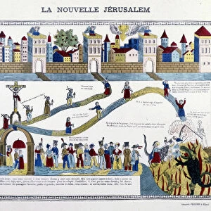 The New Jerusalem: the Last Judgment - image of Epinal, 19th century