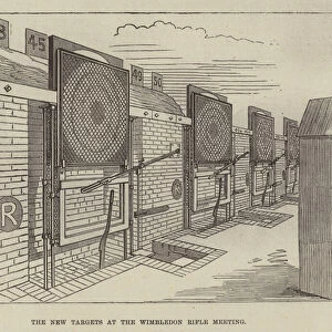 The New Targets at the Wimbledon Rifle Meeting (engraving)