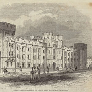 The New Wellington Barracks in the Tower of London (engraving)