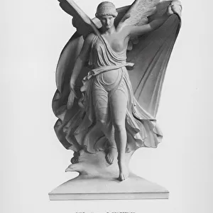 Nike, Ancient Greek goddess of Victory (engraving)
