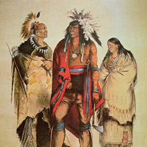 North American Indians (colour litho)